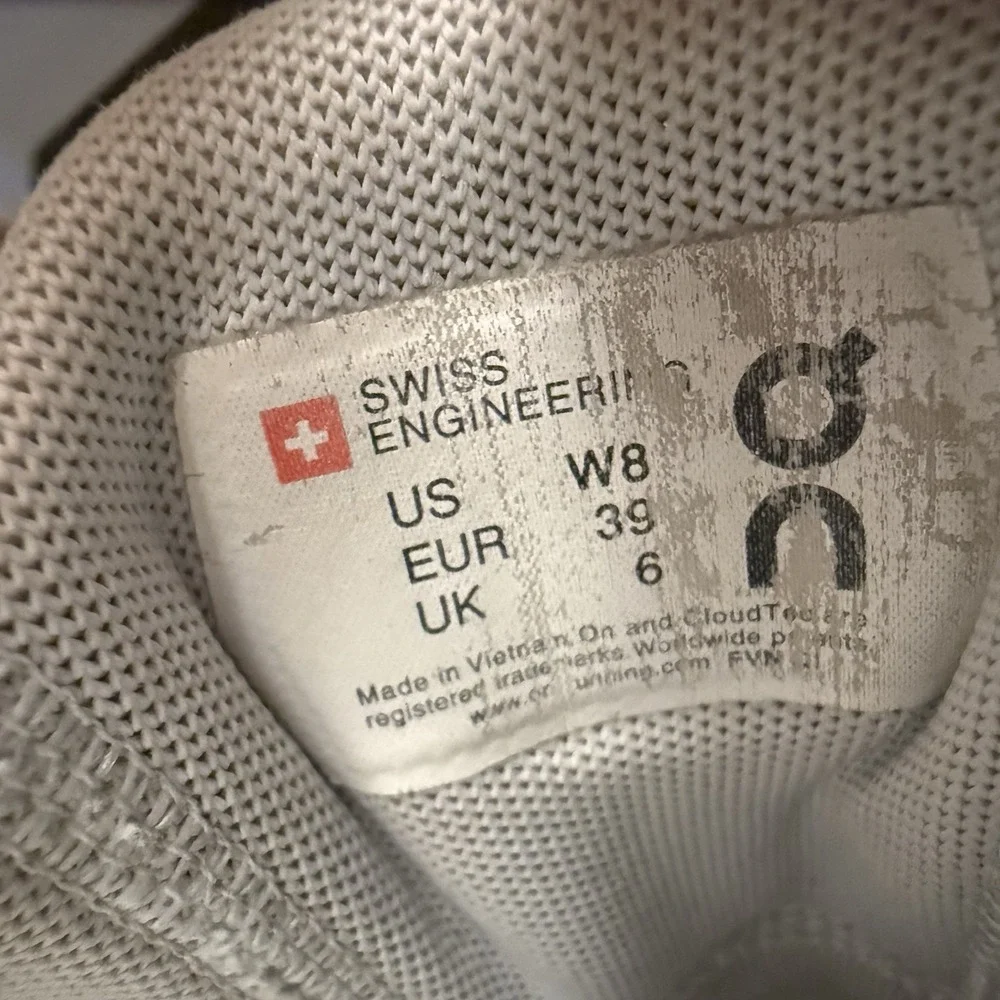 On Cloudswift 3 Swiss Engineering Women's Size 8 Running Shoes Frost White PICS!